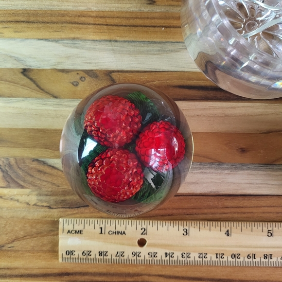 Vintage Jam Jar with 2 Lucite Lids, Blackberry and Raspberry, Plastic - Picture 7 of 9
